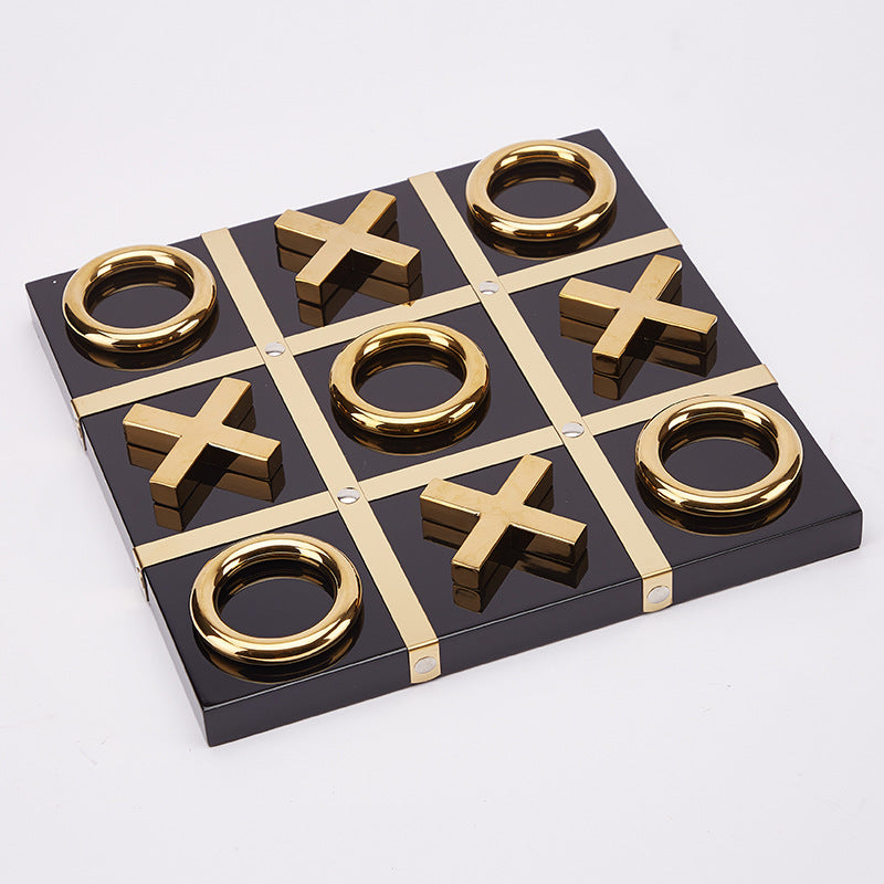 Luxe Metal Letter Chessboard