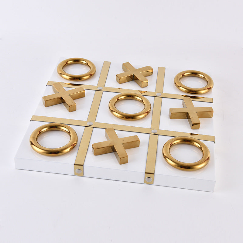 Luxe Metal Letter Chessboard
